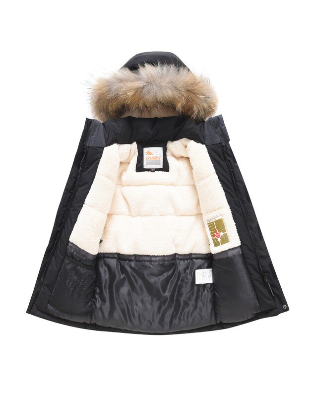 Valianly juoda žieminė striukė/paltas berniukui 9441_116-146 6