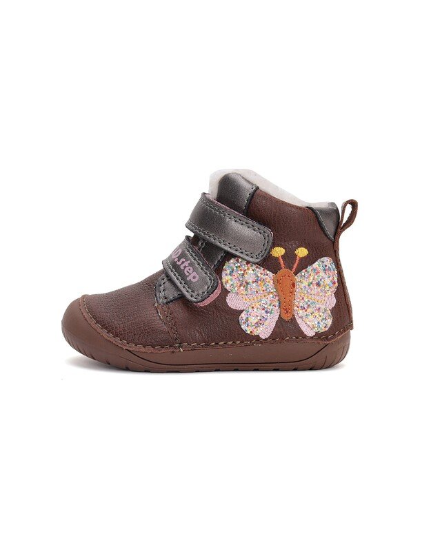 Barefoot batai su dirbtinio kailio pamu&scaron;alu 20-25 d. W070-42522A