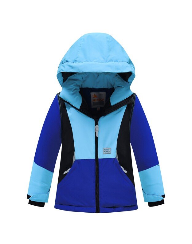 Mėlynas 2 dalių Valianly žieminis kombinezonas 110-140 14