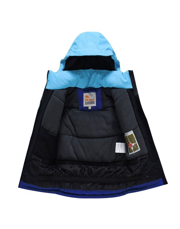 Mėlynas 2 dalių Valianly žieminis kombinezonas 110-140 10