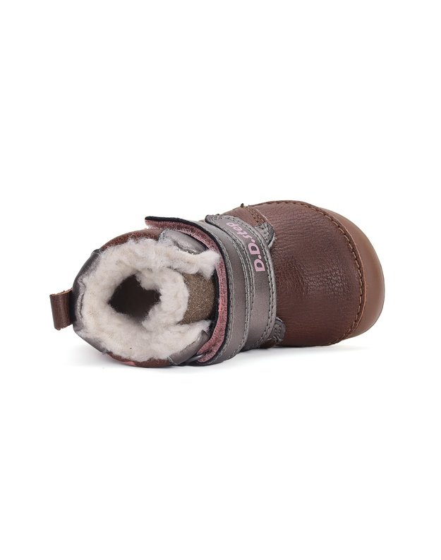 Barefoot batai su dirbtinio kailio pamu&scaron;alu 20-25 d. W070-42522A