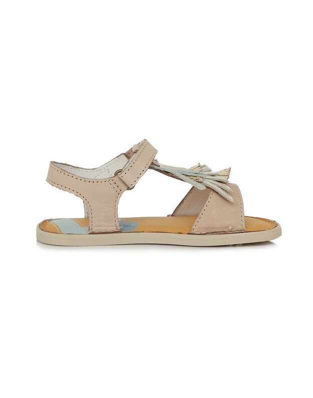 Kreminės barefoot basutės 26-31 d. G076-323M 2