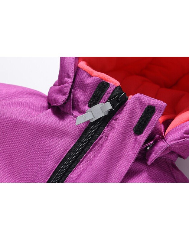 Vientisas rožinis žieminis VALIANLY kombinezonas 92-122 12