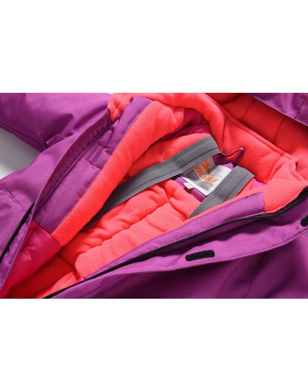 Vientisas rožinis žieminis VALIANLY kombinezonas 92-122 1