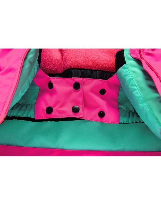 2 dalių rožinis Valianly žieminis kombinezonas 128-158 6