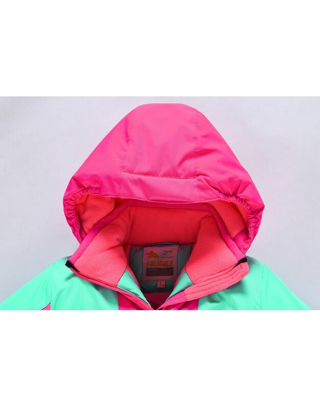 2 dalių rožinis Valianly žieminis kombinezonas 128-158 7