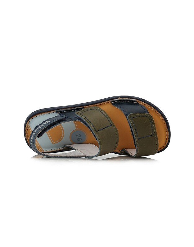 Tamsiai mėlynos barefoot basutės 26-31 d. G076-356AM 3