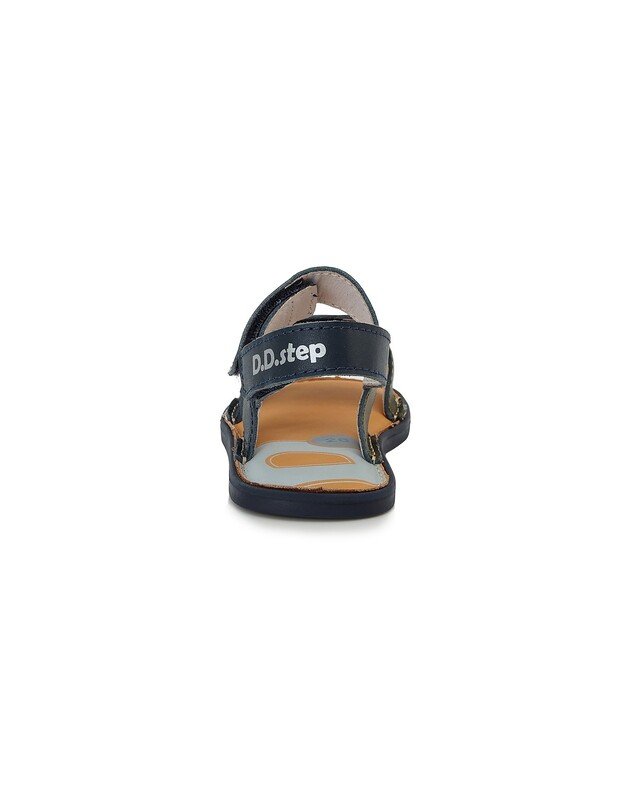Tamsiai mėlynos barefoot basutės 26-31 d. G076-356AM 1