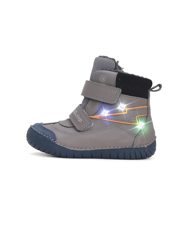 LED Batai su dirbtinio kailio pamušalu 25-30 d. W050-42707AM 3