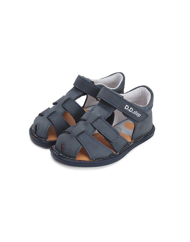 Tamsiai mėlynos barefoot basutės 26-31 d. G076-41942M 5