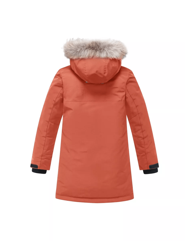 Valianly oranžinė žieminė striukė/paltas berniukui 9341_140-170