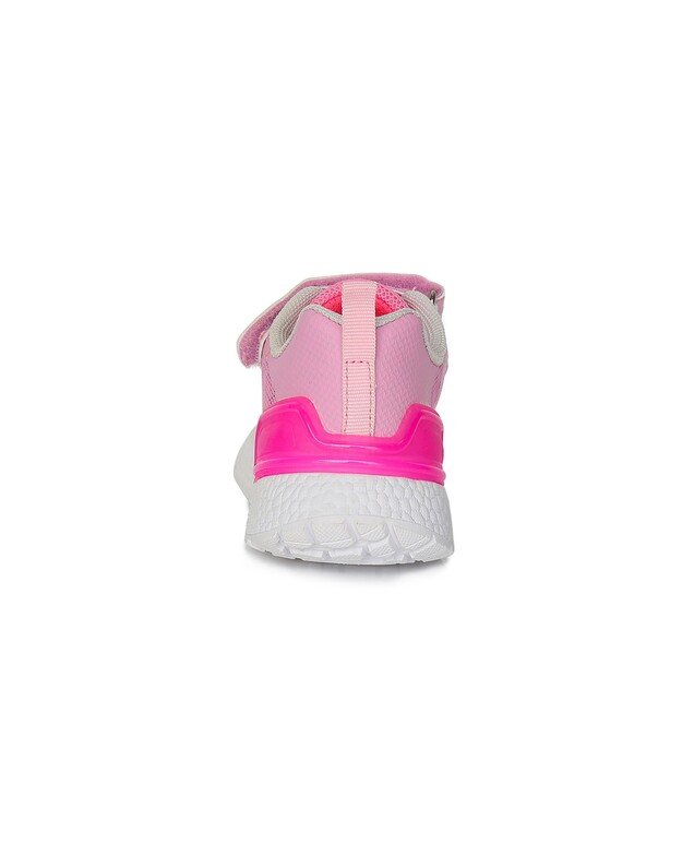 Rožiniai sportiniai LED batai 30-35 d. F61528DL